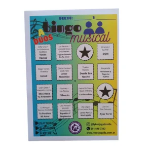Bingo Musical A Duos en Español (versión extendida) - Image 2